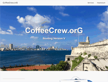 Tablet Screenshot of coffeecrew.org